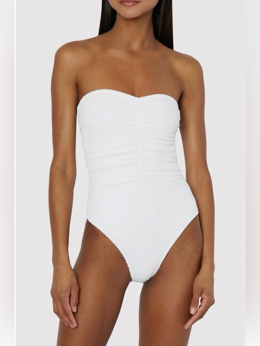 ✨ MILLY Textured Ruched One-Piece Swimsuit ✨